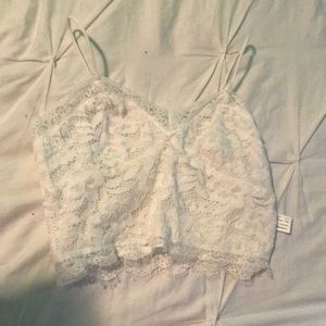 Lace crop top